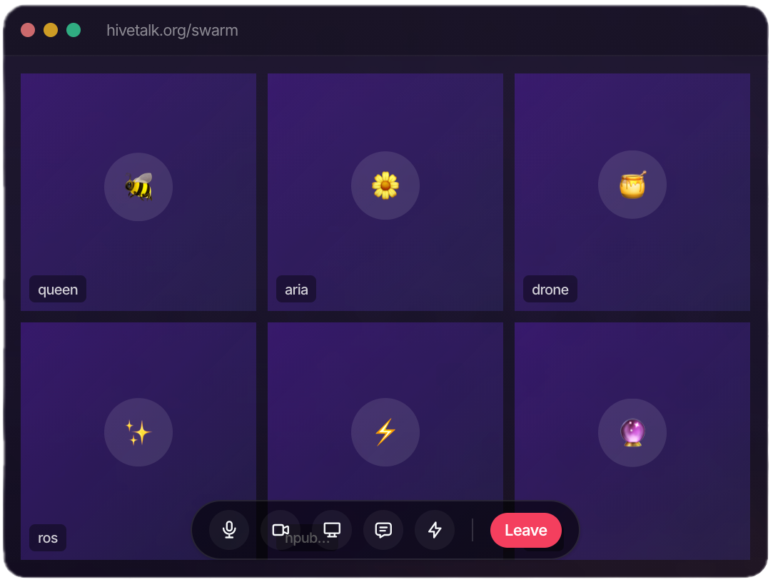 HiveTalk in action